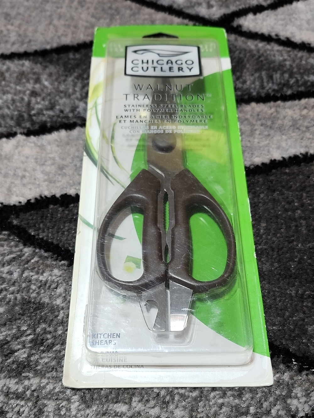 CHICAGO CUTLERY 2008 WALNUT TRADITION STAINLESS STEEL MULTI-PURPOSE SHEARS